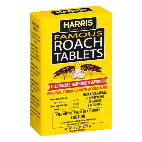 ga; ca. . How long does it take for harris roach tablets to work